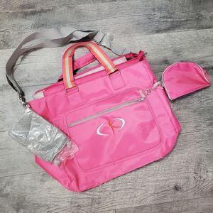 Pink Danskin Now Gym Travel Bag